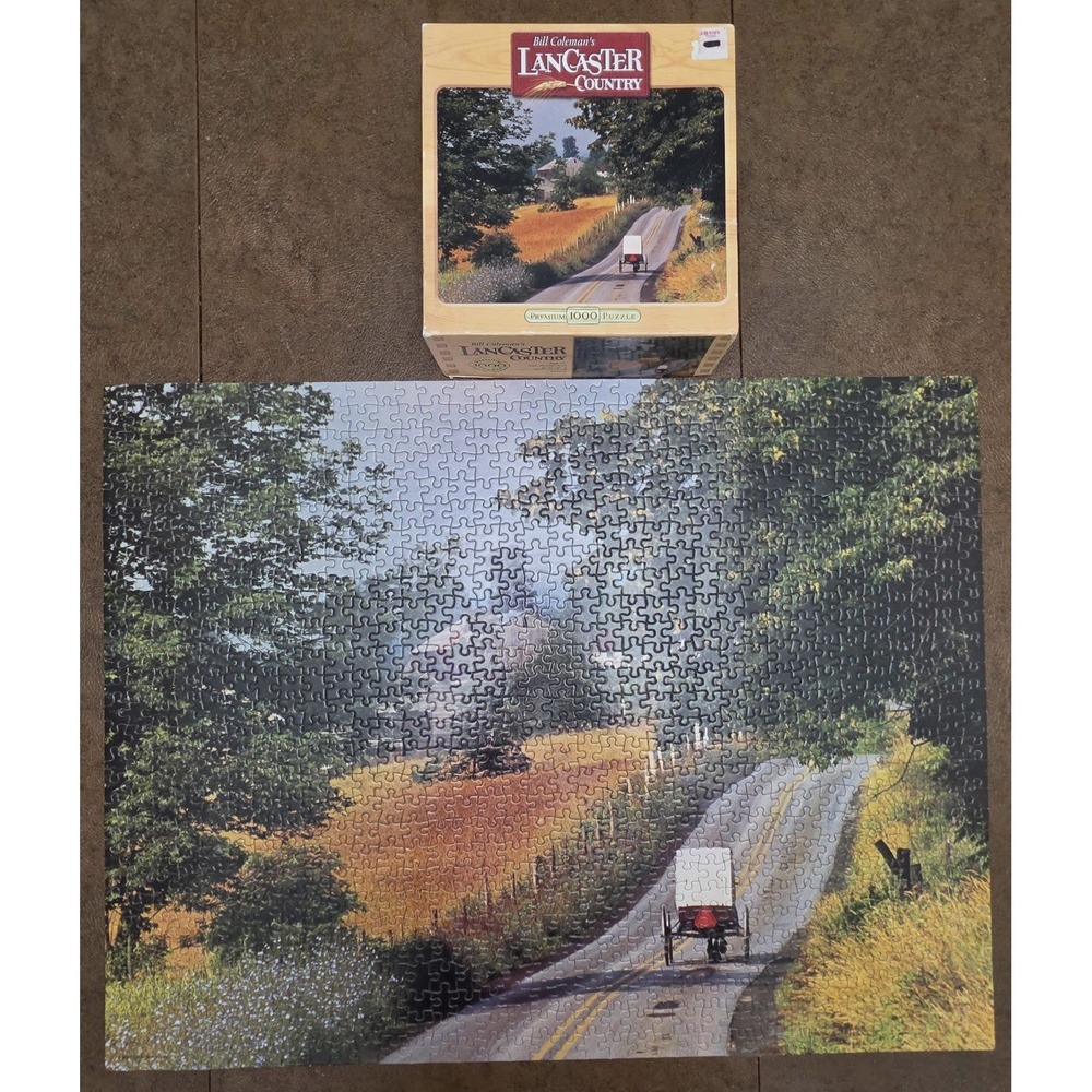 Bill Colemans Lancaster Country Jigsaw Puzzle 1000 Piece Green Mountain Road 02'